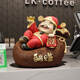 十號公館躺賺財神爺擺件招財公司店鋪收銀臺前臺開(kāi)業(yè)禮物客廳辦公室裝飾品 【京倉直發(fā)】大號躺賺財神爺 禮盒包裝