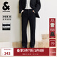 杰克·瓊斯（JACK&JONES）25年男裝秋季黑色牛仔褲男903直筒休閑長(zhǎng)褲萊賽爾親膚微彈男褲子 A15黑色牛仔 34 180 W34/L32