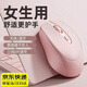 鉑吶苓雙模無線鼠標藍牙可充電超靜音鼠標商務(wù)辦公電腦臺式筆記本平板外設(shè)適用戴爾惠普聯(lián)想小米華為產(chǎn)品 青春粉【藍牙+2.4g雙模靜音充電版】