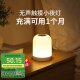 大頭人（datouren）小夜燈嬰兒喂奶夜燈臥室床頭燈氛圍燈觸摸伴睡眠燈拍拍燈充電臺風