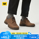 CAT卡特休閑皮鞋工裝鞋男鞋25秋新品防滑耐磨通勤鞋P726061O3AMC36 棕色 41
