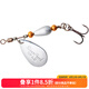 達億瓦（DAIWA）23新款SILVERCREEK銀溪飛旋 旋轉(zhuǎn)亮片路亞餌復合亮片 鱒魚餌 銀豆子 6克