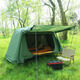 絳瑞離地帳篷戶(hù)外野營(yíng)防雨加厚露營(yíng)雙層釣魚(yú)帳篷加高帳篷野餐休閑蓬 軍綠色（雙人）210*120*140CM
