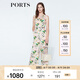 PORTS寶姿 新品 女裝無(wú)袖印花高腰連體褲LN8P100HPT041 粉色印花 L (8)