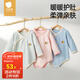 貝肽斯寶寶衣服嬰兒包屁衣秋冬款暖姜保暖長袖打底內(nèi)搭男童女童哈衣爬服 橡果綠 (單件裝) 80cm