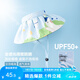 左西兒童防曬帽時尚空頂帽2025夏裝夏季大帽檐貝殼遮陽帽 淺藍(lán)色 通碼