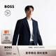 BOSS博斯【機能通勤】 男士2025年夏季新款彈力面料修身版西裝 404-深藍色 M (48A)