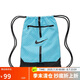 耐克（NIKE）男女雙肩包健身袋 足球健身包休閑包 DA5435-420 藍