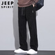 JEEP SPIRIT吉普褲子男燈芯絨秋冬季休閑褲男士衛直筒運動(dòng)長(cháng)褲加絨加厚