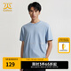 卡賓男裝字母印花圓領(lǐng)T恤24夏新款短袖上衣商場同款A2243132001 淺藍灰07 L /175/50