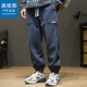 真維斯戶(hù)外運動(dòng)休閑褲男士春秋運動(dòng)衛褲燈芯絨束腳寬松百搭時(shí)尚長(cháng)褲 藏青色 XL
