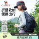駱駝（CAMEL）戶外運(yùn)動(dòng)雙肩包騎行背包輕便可折疊跑步皮膚包男女登山旅游包