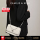 CHARLIE & KELLI品牌 CK輕奢包包女包2025新款小香風(fēng)鏈條包斜挎包情人節(jié)生日禮物 米白色【京倉速達(dá) 禮袋包裝】