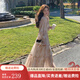 斐莉玥桔梗法式連衣裙女2025春夏溫柔風(fēng)獨(dú)特絕美雪紡碎花海邊度假長(zhǎng)裙子 碎花 S (96斤-110斤)