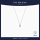 DE BEERS 戴比爾斯 Aura 水滴形切割鉆石項鏈 18K白金 18K白金鉆石項鏈