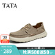 他她（TATA）一腳蹬透氣布鞋男鞋軟底休閑爸爸鞋2025夏季新款299D8BM5 杏色 42