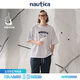nautica white sail白帆×CityBoy 日系休閑無性別經(jīng)典笑臉多巴胺短袖T恤TW5101 白色1BW S