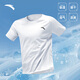 安踏（ANTA）短袖男速干t恤夏季新款冰絲圓領(lǐng)運動(dòng)上衣吸汗透氣跑步健身速干衣 【高性?xún)r(jià)比&吸濕速干】純凈白-8 2XL 男185