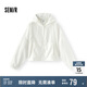 森馬（Semir）外套女碎花肌理森系少女感2025夏季oversize連帽夾克109325108005