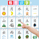 開心寶貝幼兒園看圖識(shí)字掛圖兒童寶寶認(rèn)字墻貼幼小銜接一年級(jí)上冊(cè)漢字學(xué)習(xí) 幼小銜接學(xué)習(xí)套裝【8張】