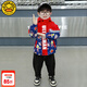 G.DUCKKIDS聯(lián)名奧特曼衣服男童外套春秋款兒童連帽衣服韓版潮流中小童風衣 紅色 120 (建議身高110cm  6-7歲)cm