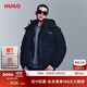 雨果博斯雨果 【高充絨量 帽子可拆卸】男士25年冬季新款可拆卸羽絨服 001-黑色 XL