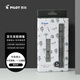 百樂(lè)（PILOT）笑臉?shù)摴P三年級(jí)小學(xué)生鋼筆升學(xué)宴禮物練字筆簽字筆 入門配吸墨器  碳黑桿灰色 F尖