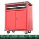 老A工具車一抽屜雙開(kāi)門多功能維修工具車零件柜維修工具柜 推車車間 紅色一抽雙開(kāi)門LA111806