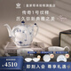 RoyalCopenhagen[檀健次同款]皇家哥本哈根平邊唐草杯手繪咖啡杯禮盒 平邊唐草-經(jīng)典萬用1壺2杯2碟