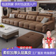 勞倫斯沙發(fā)客廳2025新款真皮大戶型直排貓抓皮質(zhì)沙發(fā)意式高端大氣 大四人位沙發(fā)3.2米 【尊享款】加厚全真皮+海綿+乳膠