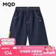 馬騎頓（MQD）男大童夏季新品學(xué)院風(fēng)休閑百搭撞色牛仔五分褲