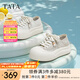 他她（TATA）女鞋2025秋商場同款運動鞋百搭休閑鞋新款板鞋CP303CM5 金色 37