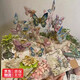 米向蝴蝶立體書本diy自制手工禮物創(chuàng)意手作生日禮物送女生閨蜜女朋友 炫彩蝴蝶干花立體書