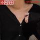 SNYDER WEAR新款開(kāi)衫夏季薄款女裝外搭防曬針織開(kāi)衫高端輕奢氣質(zhì)長(zhǎng)袖上衣外套 黑色 薄款 S 建議80-95斤