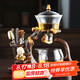 尚言坊玻璃茶具整套家用辦公懶人自動泡茶神器高檔茶杯三件套泡茶器套裝