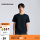 美特斯邦威男女同款t恤2025夏季新款基礎(chǔ)簡約百搭舒適短袖T恤上衣 影黑 M 170 /92A