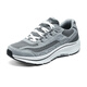 斯凱奇（Skechers）男鞋夏季2025新款網(wǎng)面透氣跑步鞋減震輕便運(yùn)動鞋減震軟底休閑鞋 220870-GRY 40