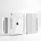 zoyu【抽拉拆分內置筆袋】iPad11保護套mini7適用蘋(píng)果Air7硬殼pro平板air6/5帶搭扣第10代磁吸y折防彎 灰色【配鋼化膜】 2025/2024款Air7/6【11英寸】