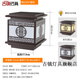 中丨山燈具中山燈具大全2025新款全屋【聚財】太陽能柱頭燈別墅戶外燈廣東庭 聚財深咖啡25市電雙色