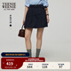 Teenie Weenie小熊女裝半身裙2025年夏季新款甜美活力裙子花苞短裙 藏青色 S
