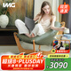 IMG Comfort挪威躺原裝進(jìn)口真皮實(shí)木懶人沙發(fā)豆袋抱抱椅 盧娜椅 橄欖綠