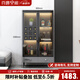 百意空間小型玻璃酒柜客廳靠墻一體輕奢現(xiàn)代家用餐邊柜置物柜可定制儲物柜 L7 長800*400*1500mm帶燈