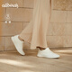 Allbirds休閑鞋Wool Runner NZ新品羊毛秋冬輕便百搭男女休閑鞋 自然白（自然白底） 43 /M10 男碼