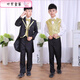 葉余兒童燕尾服男童禮服鋼琴演出服套裝花童禮服男孩婚禮小西裝春秋季 主圖款 100