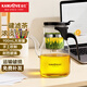 金灶（KAMJOVE）大容量飄逸杯泡茶壺耐熱玻璃茶具花茶壺辦公室茶壺過(guò)濾泡茶器茶具 K-208 900ml