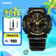 卡西歐（CASIO）G-SHOCK GA-100CF拆彈專家 時(shí)尚運(yùn)動(dòng)男士手表 石英手表 【禮物】 GA-100CF-1A9PR-200米防水