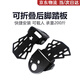 宜時(shí)代自行車后座腳踏板山地車折疊后踏板單車腳蹬后座快拆載人腳踏板 通用款【可折疊可載人】一對(duì)