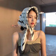 麥潮尚韓版新款波點腰果花復(fù)古防曬小絲巾職業(yè)百搭小方巾頭巾女裝飾領(lǐng)巾 波點米白