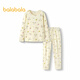 巴拉巴拉女童秋衣秋褲套裝棉兒童保暖內衣秋季小童中大童睡衣209925169004