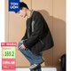 唐獅（TonLion）2025春男春季新款棒球領(lǐng)撞色口袋外套男裝外套 灰綠 XL 